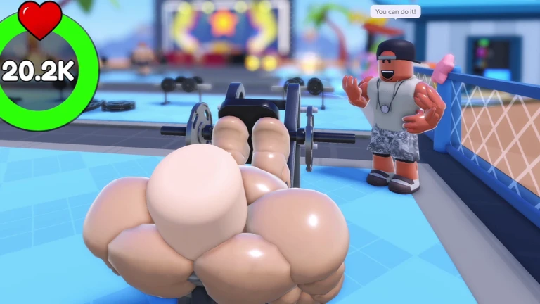 Captura de tela de Gym Star Simulator 🏋️
