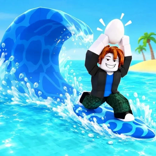 Tangkapan layar  🌊 Surf For Eggs!