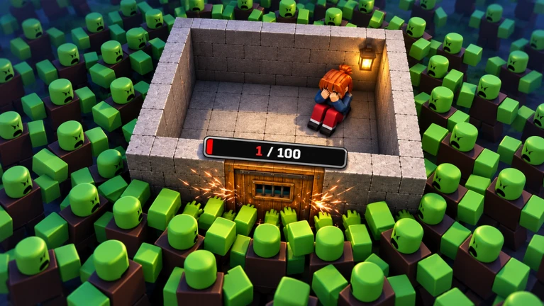 Zrzut ekranu z [☀️]Hold the Door: Zombie Defense