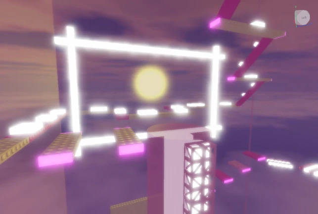 Tangkapan layar Neon Pink Tower