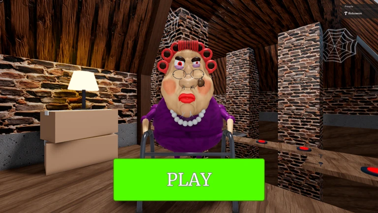 ESCAPE EVIL GRANDMA! (FIRST PERSON OBBY) screenshot