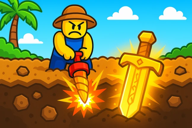 Tangkapan layar Drill to Lost Worlds
