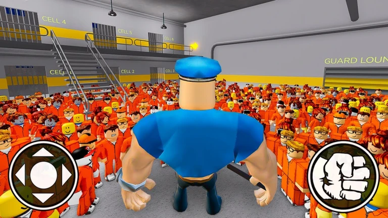 Screenshot di MUSCLE POLICE VS PRISONERS PRISON RUN! (Obby)
