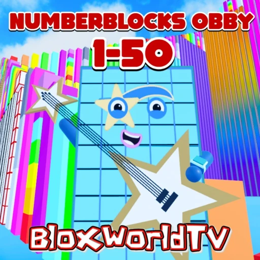 Tangkapan layar NEW Numberblock Obby [BLOXWORLDTV]
