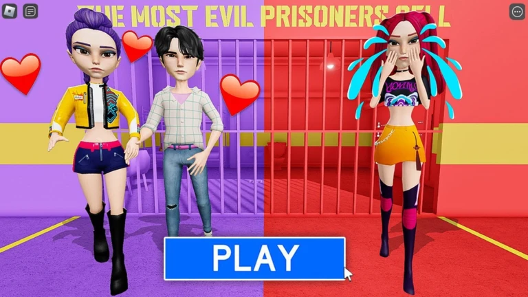 Screenshot di RUMI AND JINU VS MIRA PRISON RUN! (Obby)